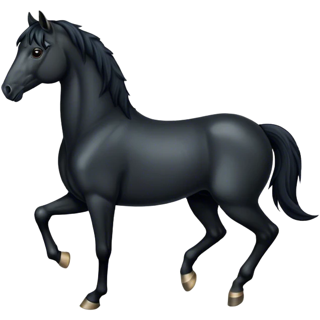 Black horse emoji