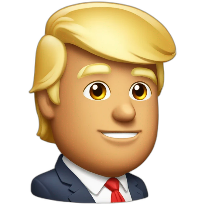 Donald Trump avec une bière emoji
