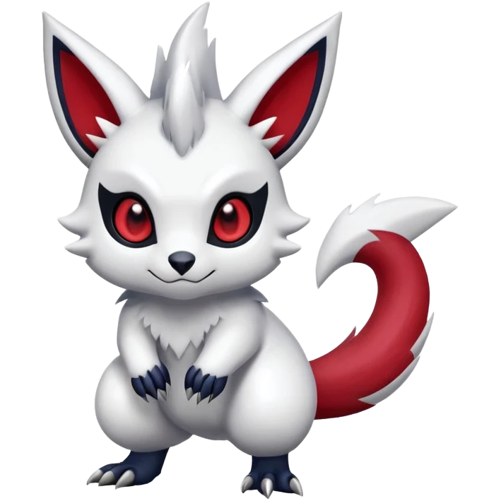 Shiny Furret-Absol-Zangoose-Hybrid (Full body) emoji