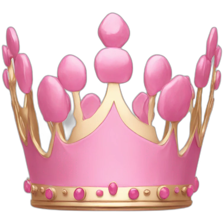 crown pink emoji