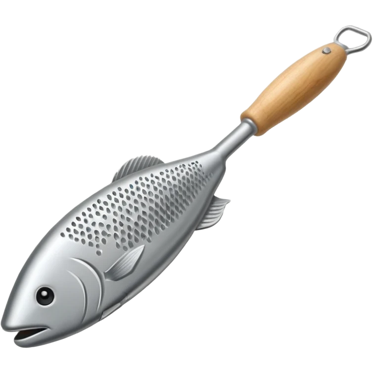 Fish scaler brush emoji