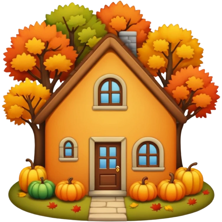 Cozy autumn emoji