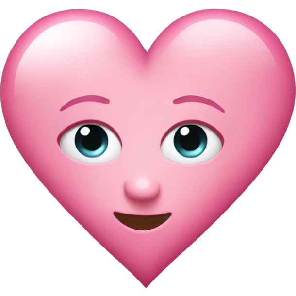 Heart pink emoji