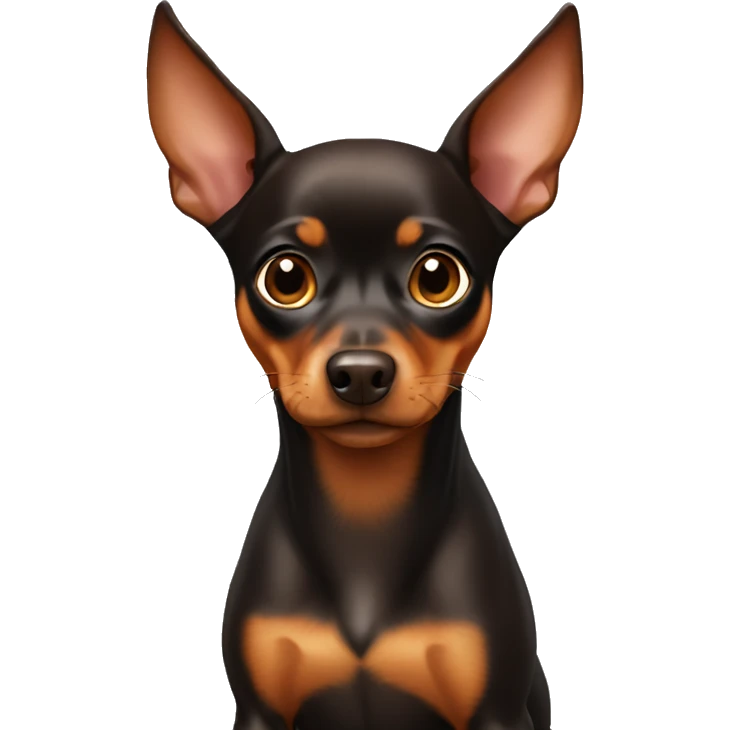 mini pinscher brown emoji