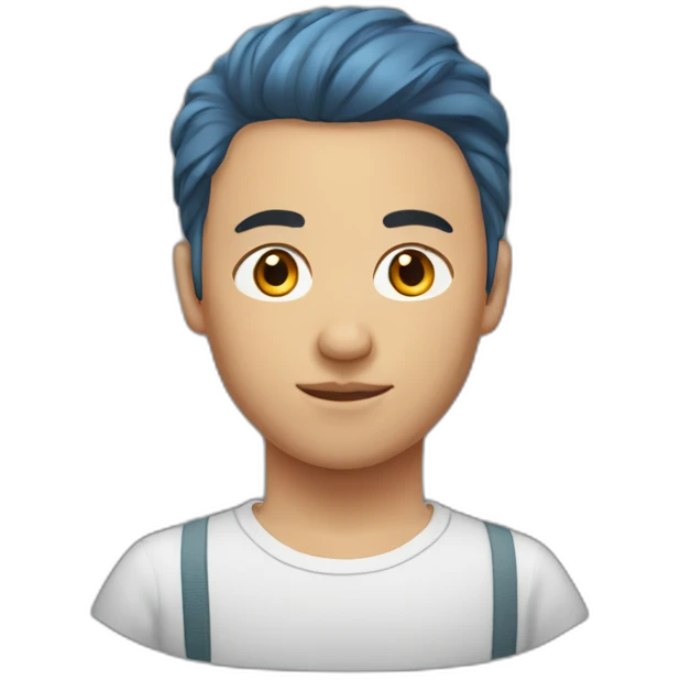 red-headed young Uzbek man emoji