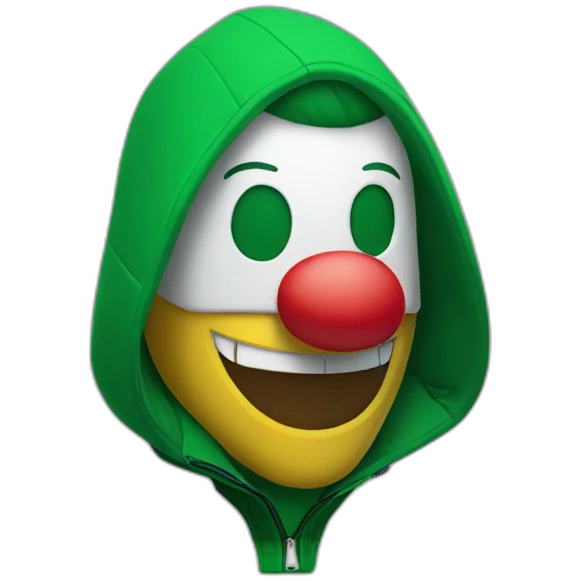 Joker with Lacoste puffer jacket emoji