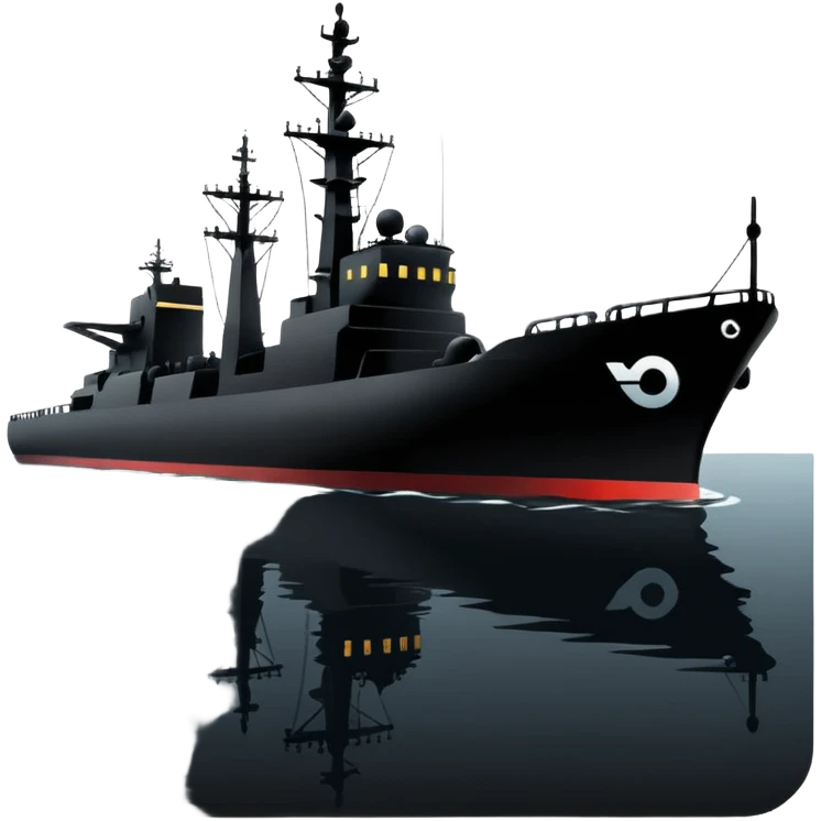 generate an ultra realistic shadow Russian fleet emoji