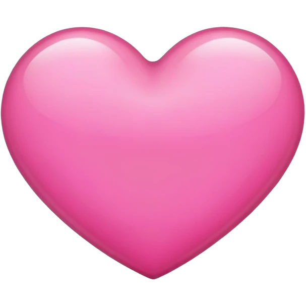 Heart pink emoji
