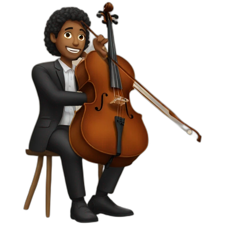 Cello player emoji