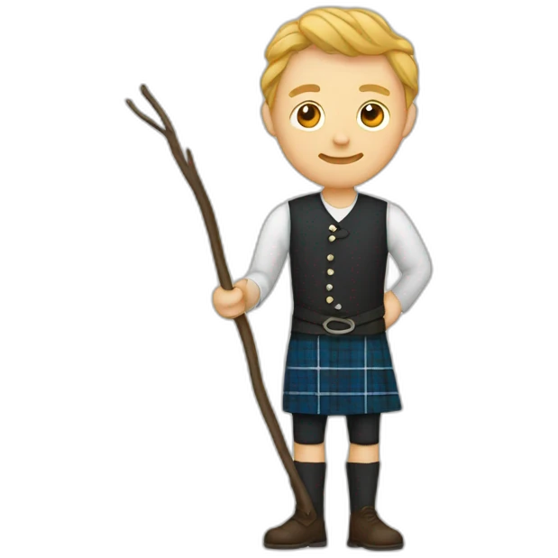 scottish stick figure emoji