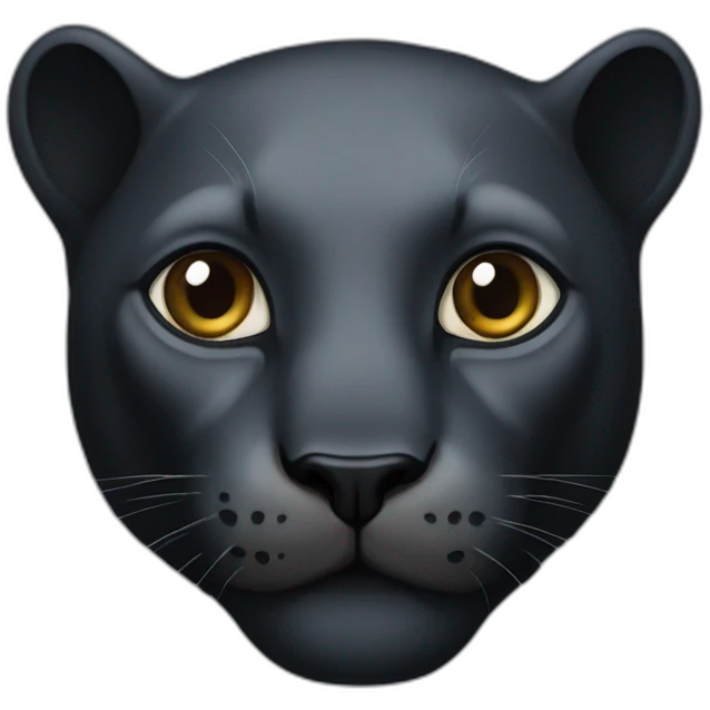 Panthère noire emoji