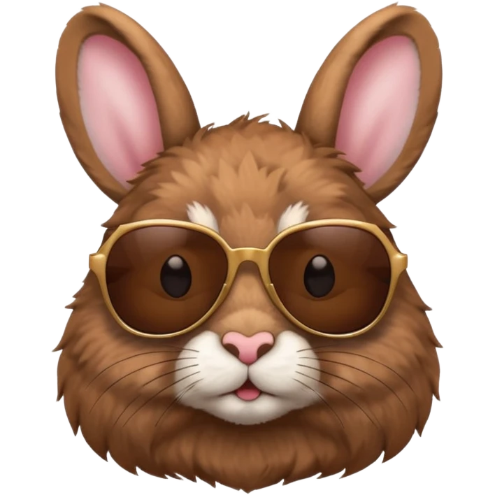 sunglasses rabbit  emoji