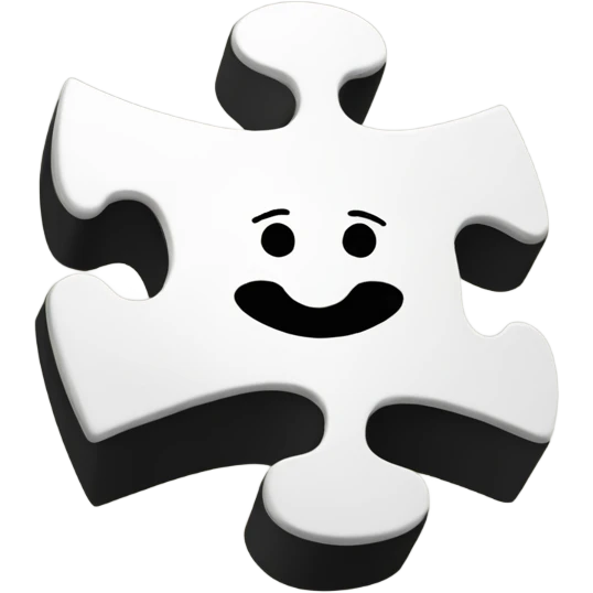 Puzzle piece that is Office themed emoji