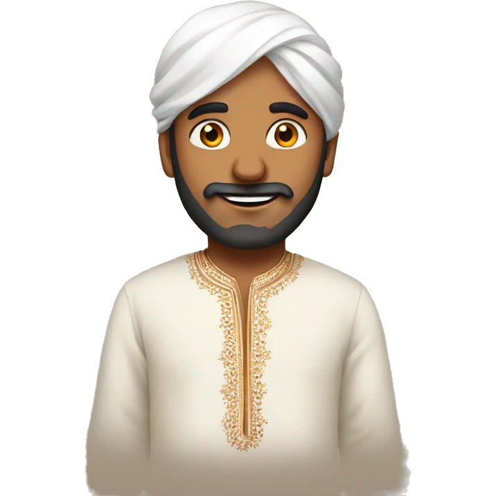 men in indian kurta emoji