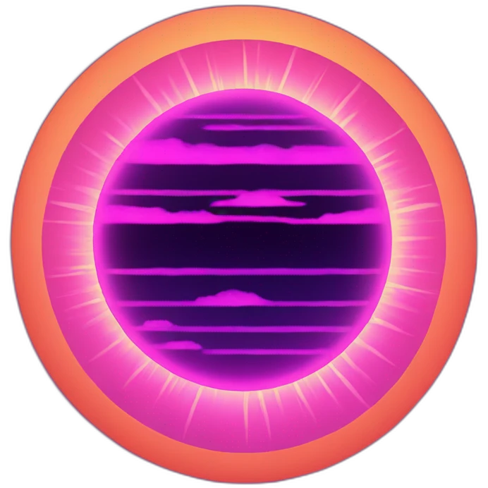 Synthwave Sun emoji