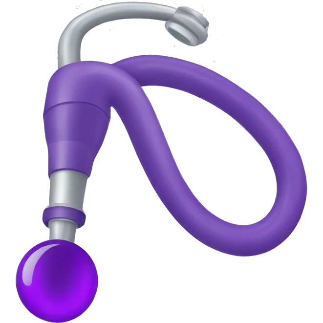 Make a purple Medical stethophonendoscope emoji emoji