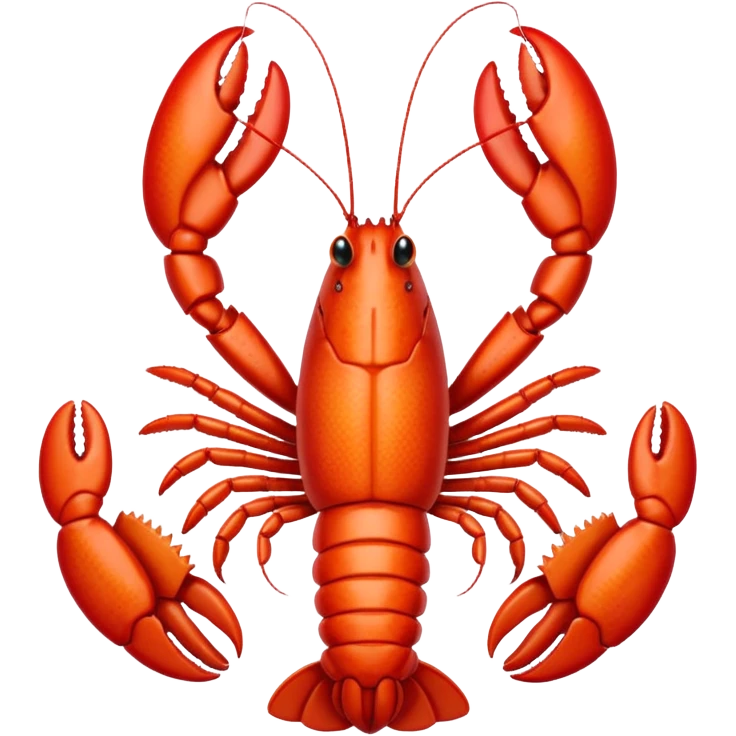 White lobster  emoji