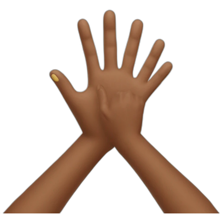 Jul signe avec les mains emoji