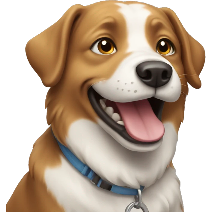 Happy dog emoji