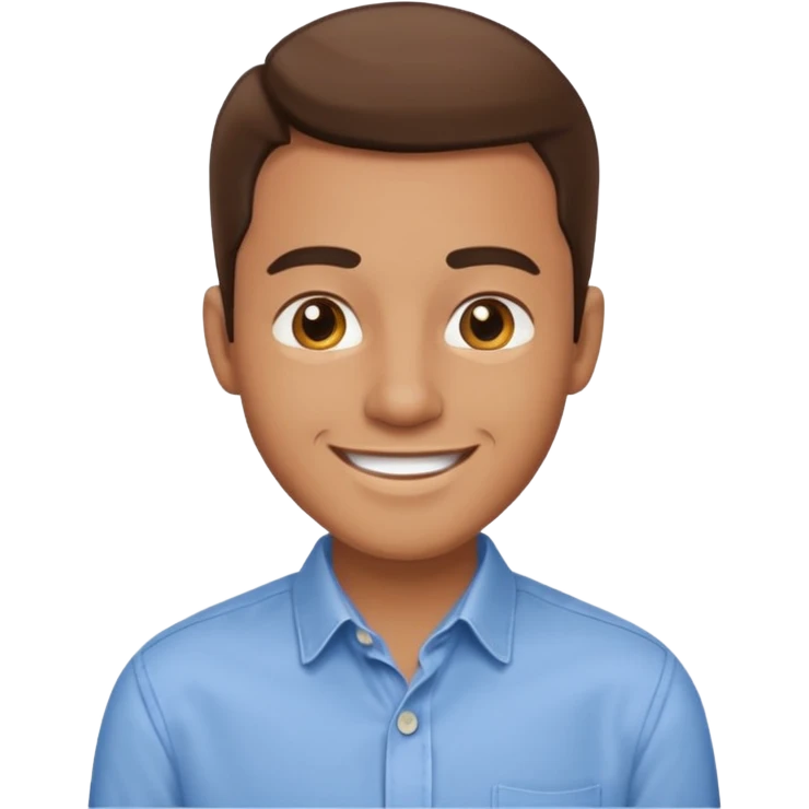 man wiht social skills emoji