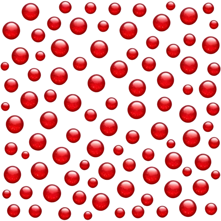 red glitter mark check emoji