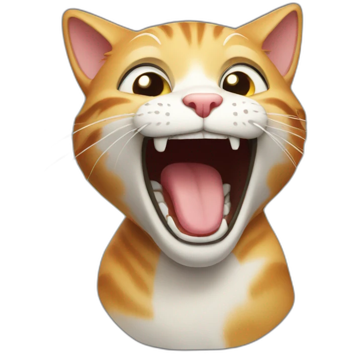 Laughing cat emoji