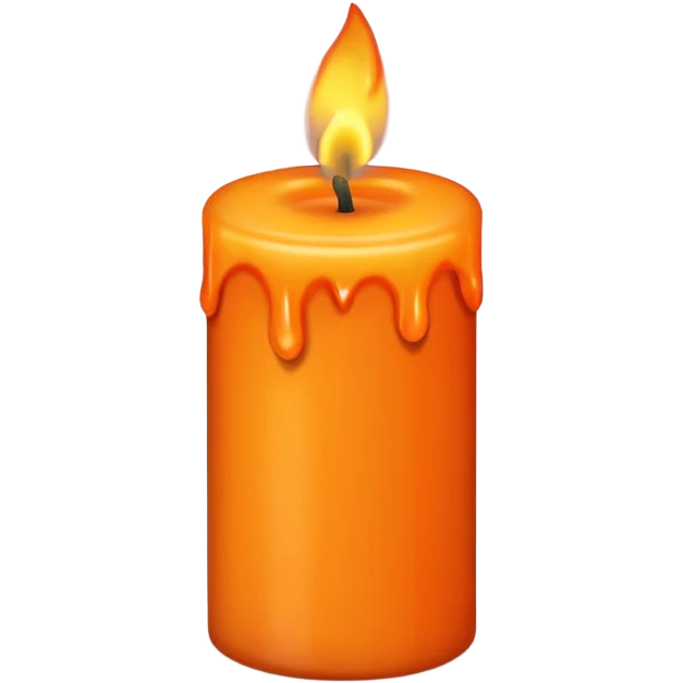 fall candle emoji