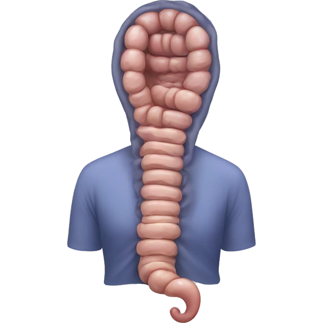 Intestinal obstruction for medical app emoji