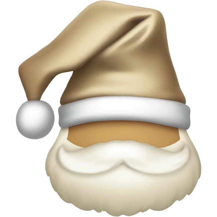 beige Santa Claus hat emoji