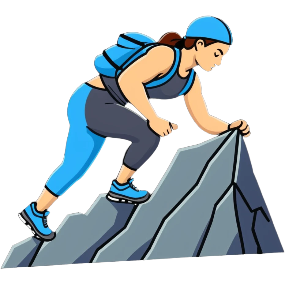 Person doing mountain climber exercise emoji