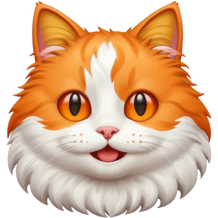 Happy cat emoji