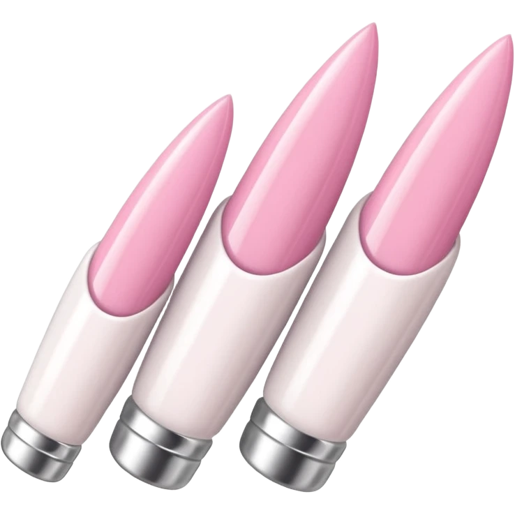 French nails stiletto emoji