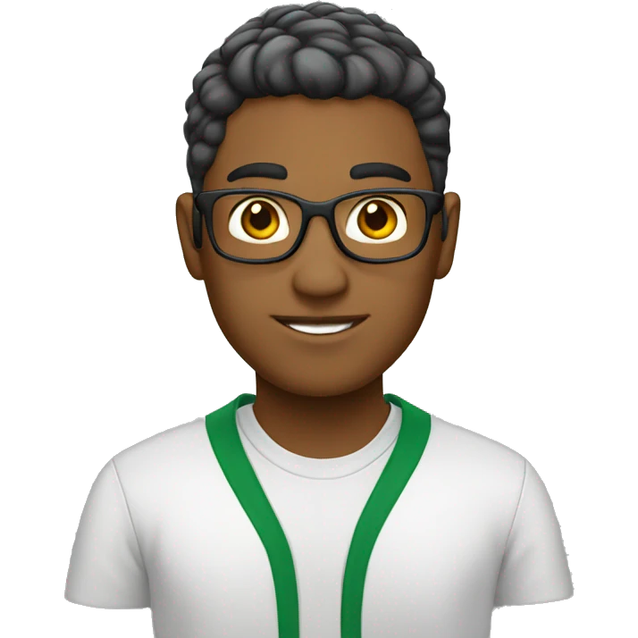 estudiante blanco emoji