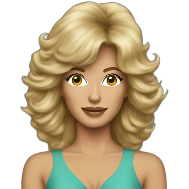 Farrah fawcett emoji