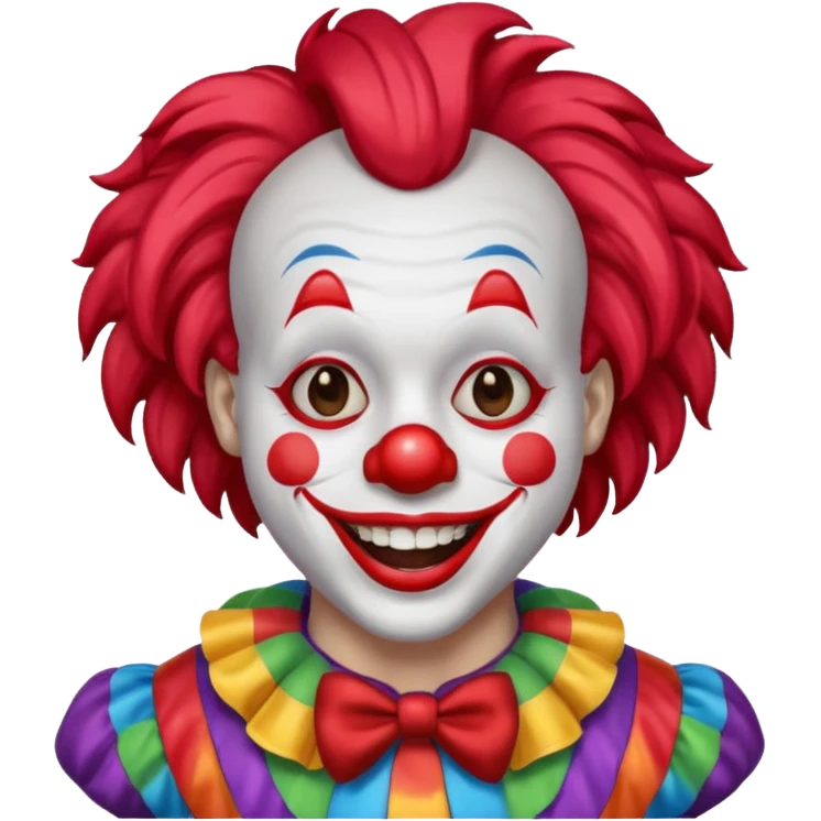 black dancing clown emoji