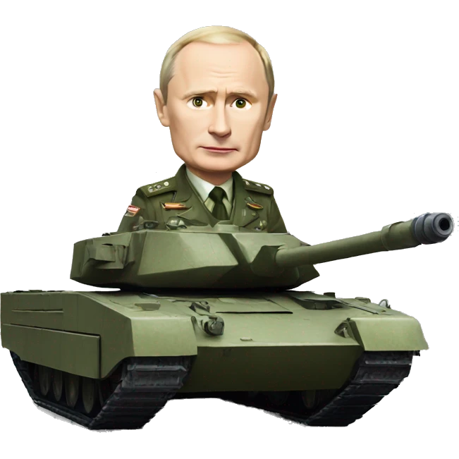 Putin with tank emoji