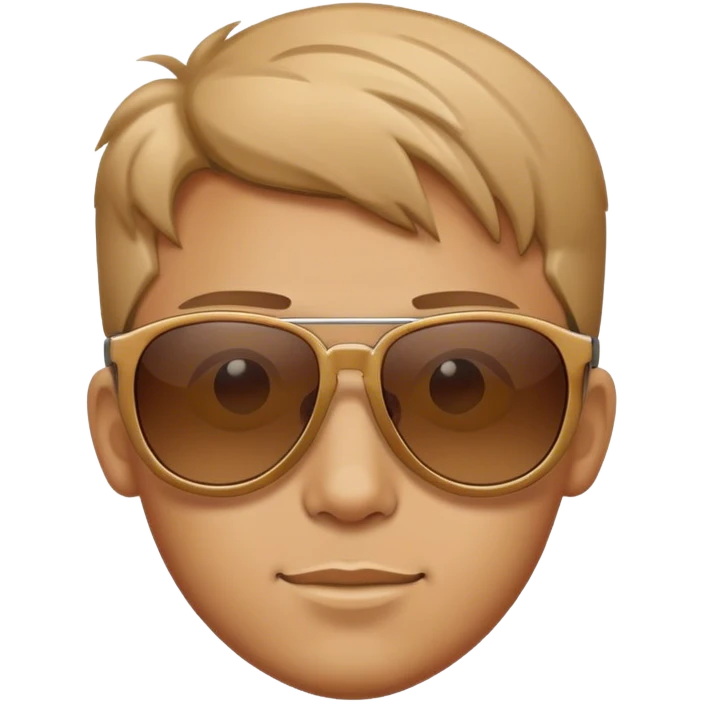 Boy with sunglasses  emoji