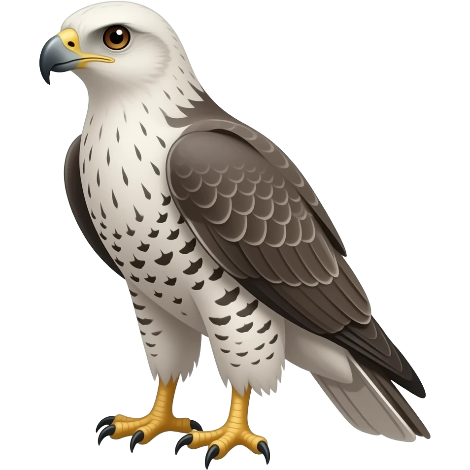 Hawk Line drawing Emoji SVG emoji