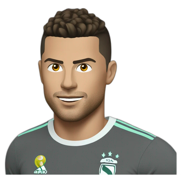 Ronaldo entrain de faire sui emoji