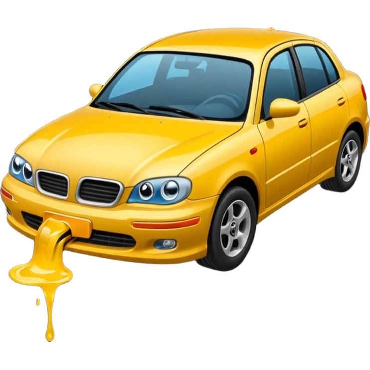 car oil leakage  emoji