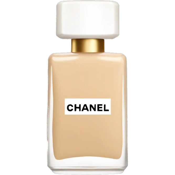 beige chanel makeup bottle emoji