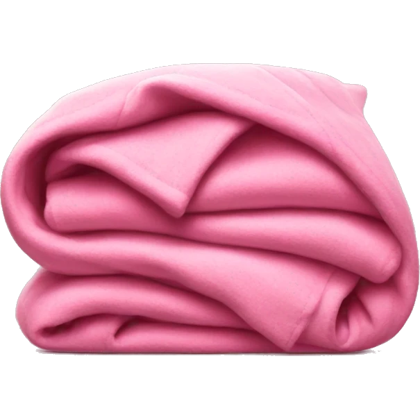 A pink folded blanket  emoji