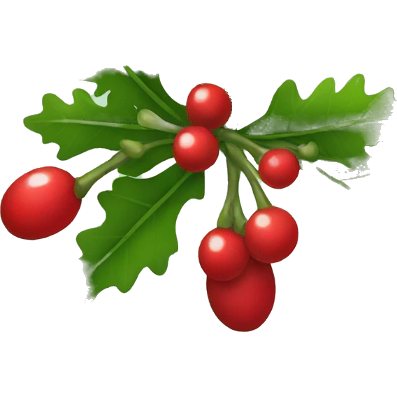 mistletoe emoji