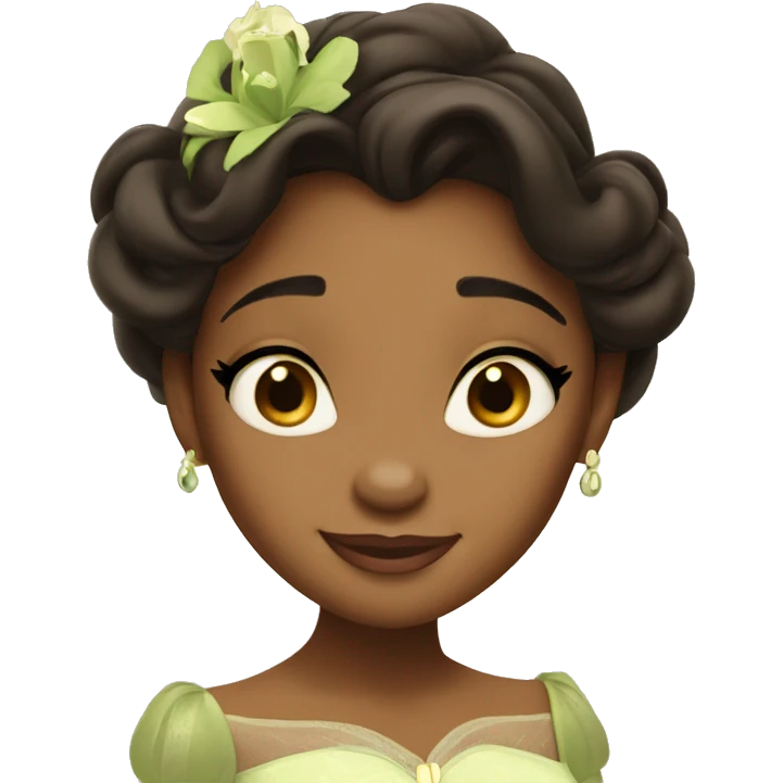 Tiana from Princess and The Frog emoji