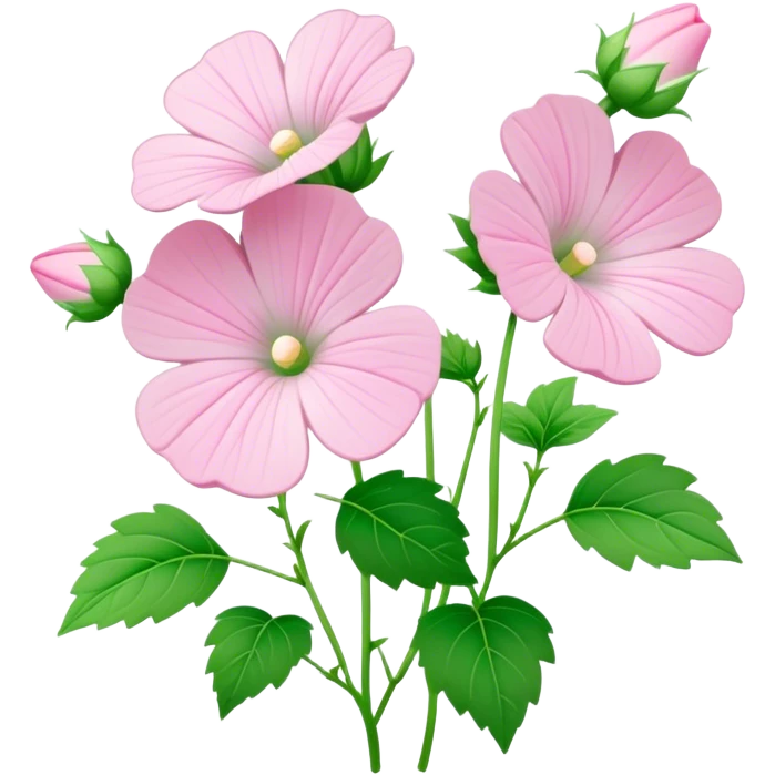 Mallow plant emoji