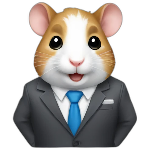 Business Hamster emoji
