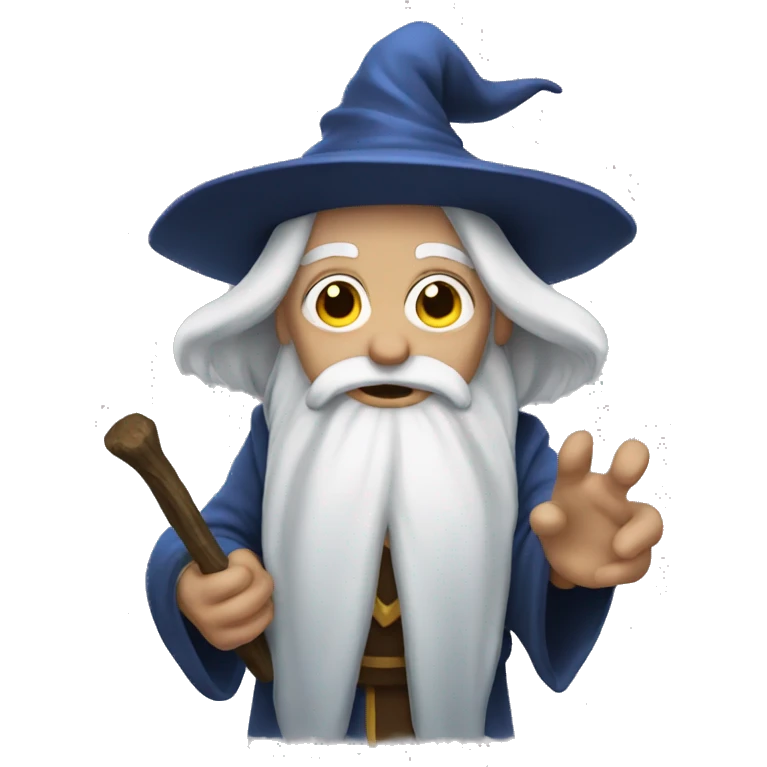 Wizard saying no emoji