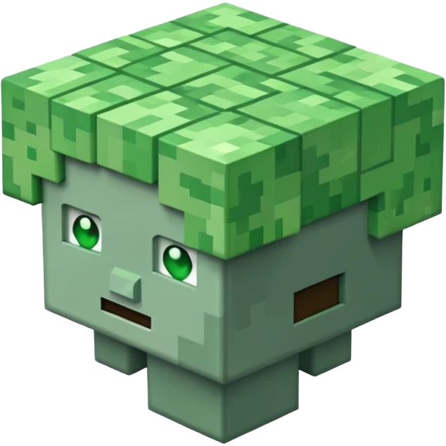 Minecraft hero brain  emoji