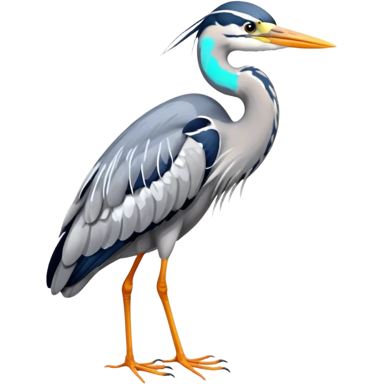 Grey Heron emoji