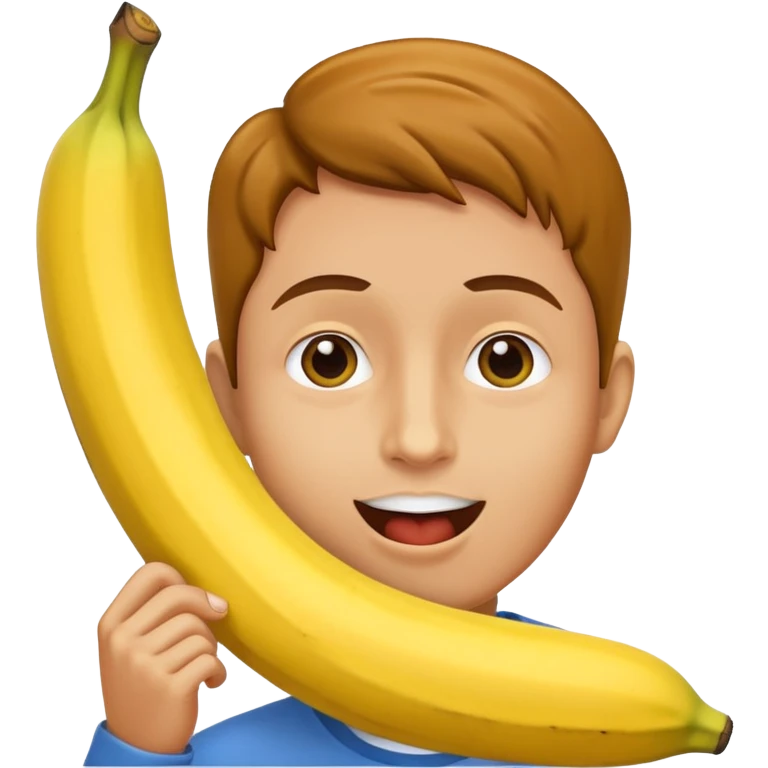 Eating banana  emoji